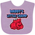 thumbnail image 3 of Inktastic Daddys Little Champ Boys or Girls Baby Bib, 3 of 4