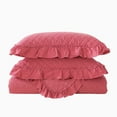thumbnail image 2 of JML Quilt Set 3-Piece Queen Size, Classic Vintage-Inspired Stonewashed Bedspread Coverlet, 2 of 5