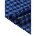 thumbnail image 6 of DARING DIVA Women's Gingham Pants Set 2 Piece Outfits Sleeveless Crop Top M Dark Blue, 6 of 6