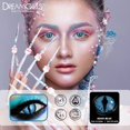 thumbnail image 4 of DreamGirls lentes de contacto suaves Alien Snake Eyes, Serie de ojos de gato para maquillaje de Halloween, Cosméticos de miedo, rojo, azul, amarillo y naranja, 4 of 4