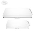 thumbnail image 4 of 2pcs Kitchen Acrylic Clear Chopping Board, Rectangular Clear Tabletop Chopping Board, Portable Clear Countertop Board, 4 of 7