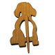 thumbnail image 2 of Broche de Madera con Diseño Atractivo, Broche de Pecho, Broche Vintage para Chaleco, Broche de Madera Natural, Broche de Pecho con Imagen CUTE, Broche de Chaleco de Madera, Broche de Pecho, 2 of 9