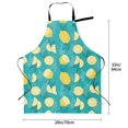 thumbnail image 5 of Lsque Lemon Blue Waterproof Apron Chef Aprons for Men Heavy Duty Chemical Work Apron Extra Long Grilling Aprons with Adjustable Bib Apron, 5 of 9