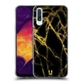thumbnail image 1 of Head Case Designs Glittery Marble Prints Gold Soft Gel Case Compatible with Samsung Galaxy A50/A30s (2019), 1 of 7