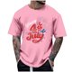 thumbnail image 2 of Tops para hombre, blusas y camisas de cuello redondo y manga corta para hombre, tops casuales de cuello redondo y manga corta con estampados especiales para hombre., 2 of 5