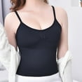thumbnail image 6 of Xfvqtps Camisole Tops for Women Padded Spaghetti Strap Scoop Neck Sleeveless Backless Tank Tops Black, 6 of 7