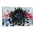 thumbnail image 1 of ARTCANVAS Blue Red Flower Home decor Canvas Art Print - Size: 40" x 26" (0.75" Deep), 1 of 9
