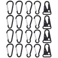 thumbnail image 1 of 1 Ensemble 20 Pcs Fermoirs Multifonctions Fermoir D Fermoir de Levage Fermoir Olecrane (Noir), 1 of 9