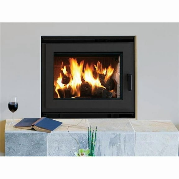 Superior WRT3920-B EPA Certified Wood-Burning Fireplace with White Stack Refractory Panels - F4809