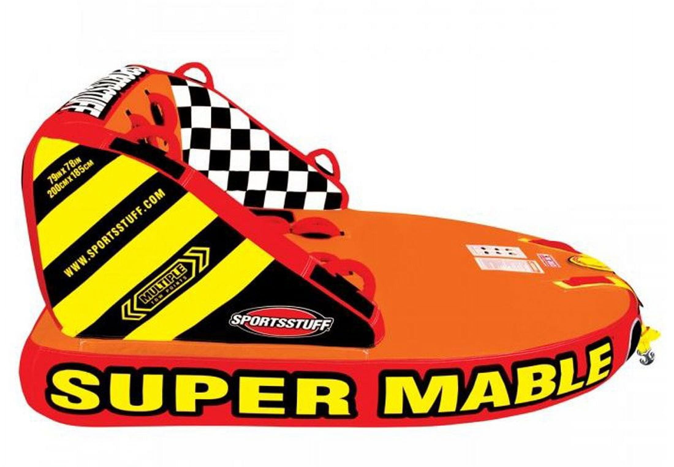 Sportsstuff Super Mable Waterskiing Towable Tube 3 Rider Capacity