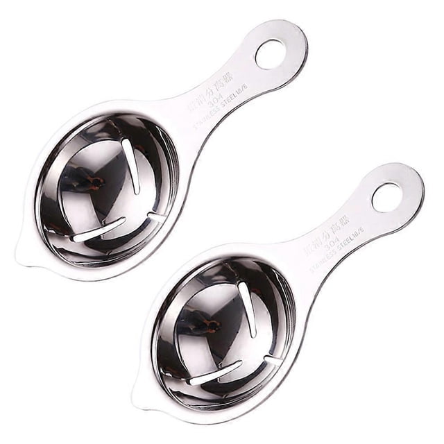 Stainless Steel Egg Separator and Yolk Extractor for Kitchen Use and Easy to Clean