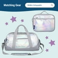 thumbnail image 3 of Wildkin Kids 17 Inch Backpack for Boys and Girls, Perfect for School and Travel (Holographic Silver), 3 of 8