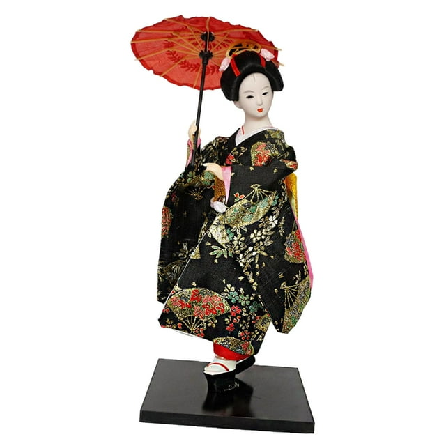 ziyahi Figurine de Collection Sculpture Miniatures Geisha Japonaise Style Kimono g Style D