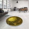 thumbnail image 4 of Ahgly Company Machine Washable Indoor Rectangle Transitional Bakers Brown Area Rugs, 6' x 9', 4 of 7