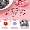 thumbnail image 4 of Uxcell 1440 Piezas de Rhinestone Hotfix Flatback de 4.8mm, Gemas Redondas de Resina para Manualidades, Ropa, Decoración DIY, Arte de Uñas, (SS20, Rojo), 4 of 7