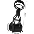 thumbnail image 2 of Pet Dog Pooper Scooper,1PC Non-Breakable Pooper Scooper, Large Pooper Scooper,Long Handle(Black), 2 of 5