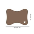 thumbnail image 3 of Pet Feeding Mat Non slip Water Proof Dog Dining Mat,Absorbent Diatomaceous Mat Easy To Clean Foldable Floor Mat For Dog Cage Pet Supplies, 3 of 7