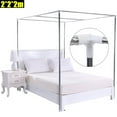 thumbnail image 3 of Bed Canopy Frame Post Bracket 2*2*2m Bed Mosquito Netting Curtain Home 4 Corner, 3 of 13