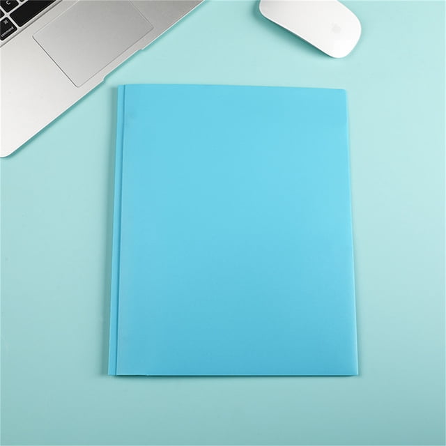Hexang Plastic Folders With Pockets Heavy Duty Two Pocket Folder Business Card Holder For High School