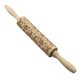 thumbnail image 4 of Pasadores de madera para hornear alces Impresas Esculturas Galletas Panadería de madera Utensilios de cocción de madera Pastelería Cocina Essentials 2 Pack Inevent HA011526-00, 4 of 7
