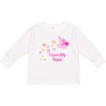 thumbnail image 3 of Inktastic I Love My Papa Girls Long Sleeve Toddler T-Shirt, 3 of 5