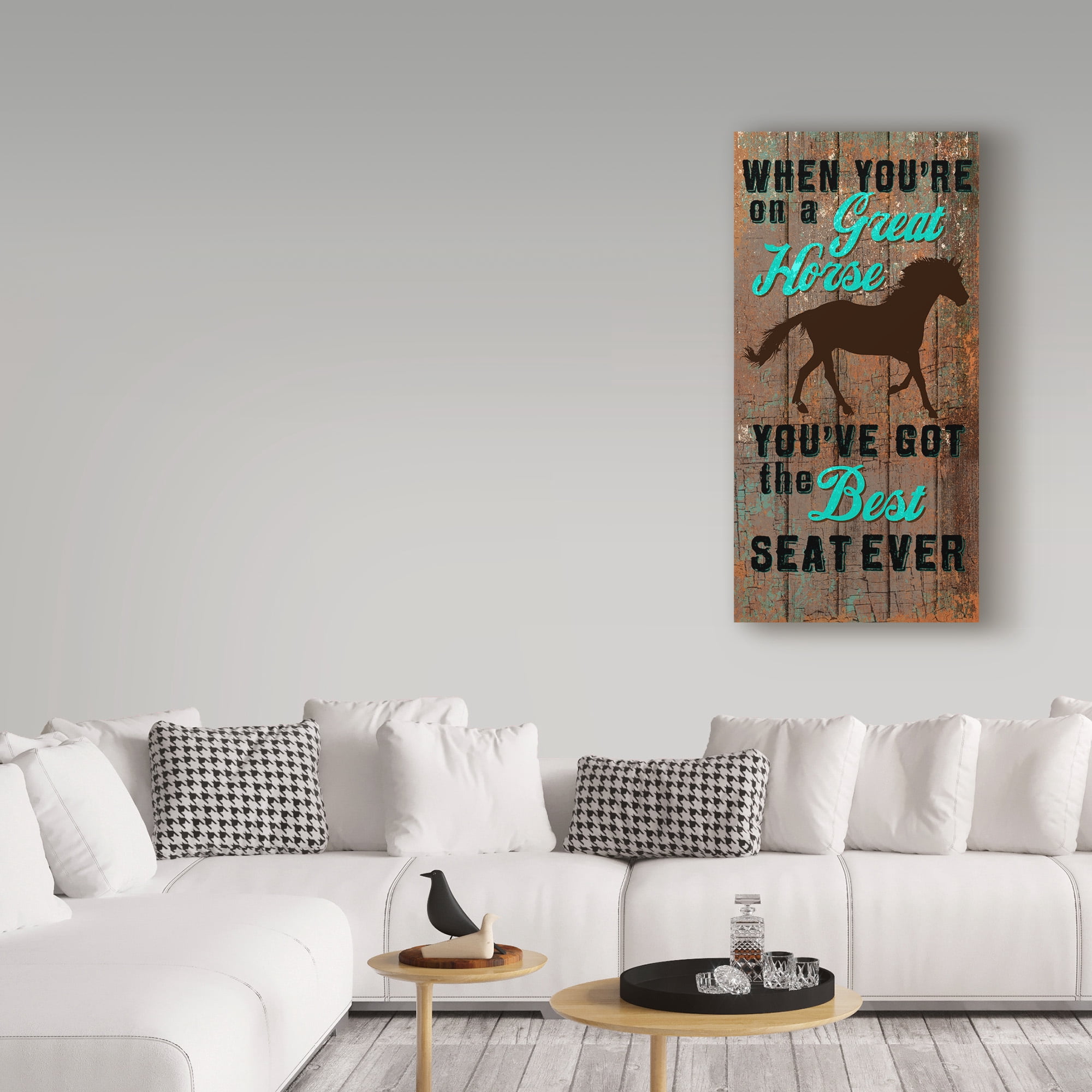 Trademark Fine Art 'Best Horse' Canvas Art by Art Licensing Studio