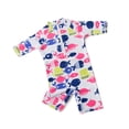 thumbnail image 3 of Hienoo Boys Swimming Jumpsuit Fish Printed Long Sleeve Rash Guard Surfing Suit Bathing Suit with Hat, 3 of 5