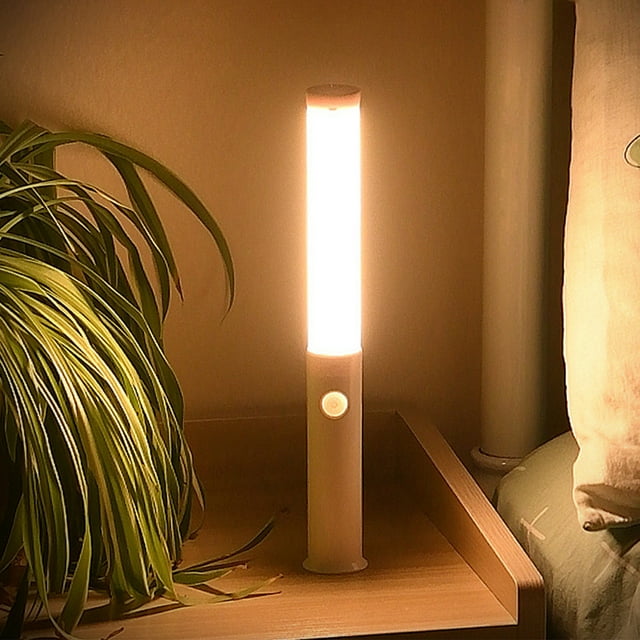 Fiudx Luz Nocturna con Sensor de Movimiento, Lámpara Led Recargable Por Usb, Instalación Magnética, Sensor Inteligente y Modos de Luz Constante, Portátil para Dormitorio, Pasillo, Cocina, Tamaño 3,5