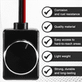 thumbnail image 4 of Universal 12/24V Low-Volt PMM LED Dimmer Switch with Metal Knob for LED RV Lights Interior Ceiling Lights Vehicles Truck, 4 of 4