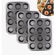 thumbnail image 1 of 3 Moldes Charola 12 Cupcakes Acero Anti-adherente Repostería, 1 of 4