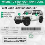 ERA Paints PHC/WHC - Ember Pearl for JEEP Exact Match Touch up Paint Jar - Basic Kit
