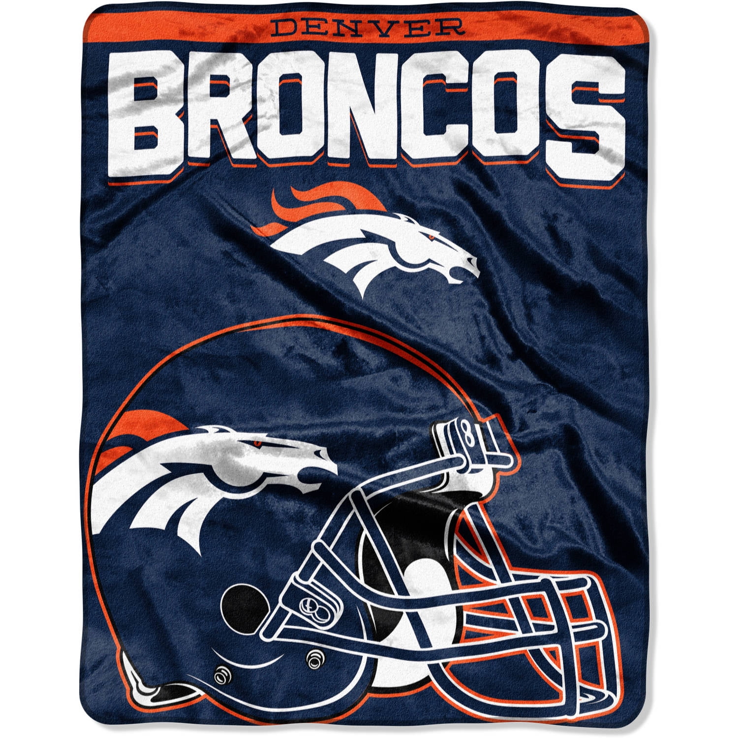 Nfl Denver Broncos Drawback 55 X 70 Silk Touch Throw 1 Each Walmart Com