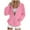 Pink, variant on hotojiny Women's Zip Up Jacket Casual Long Sleeve Workout Sweatshirts Vintage Solid Color Athletic Sport Coat Outwear with Pockets