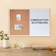 thumbnail image 1 of Pizarra magnética y tablero de corcho | Tablero de notas de doble cara para oficina, hogar y estudiantes | Tablero para fotos con ganchos y accesorios que no dejan rastro, 1 of 5