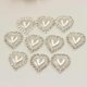 thumbnail image 5 of 10 botones de perlas de cristal con parte trasera plana para decorar vestidos y coser. Blanco, 5 of 9