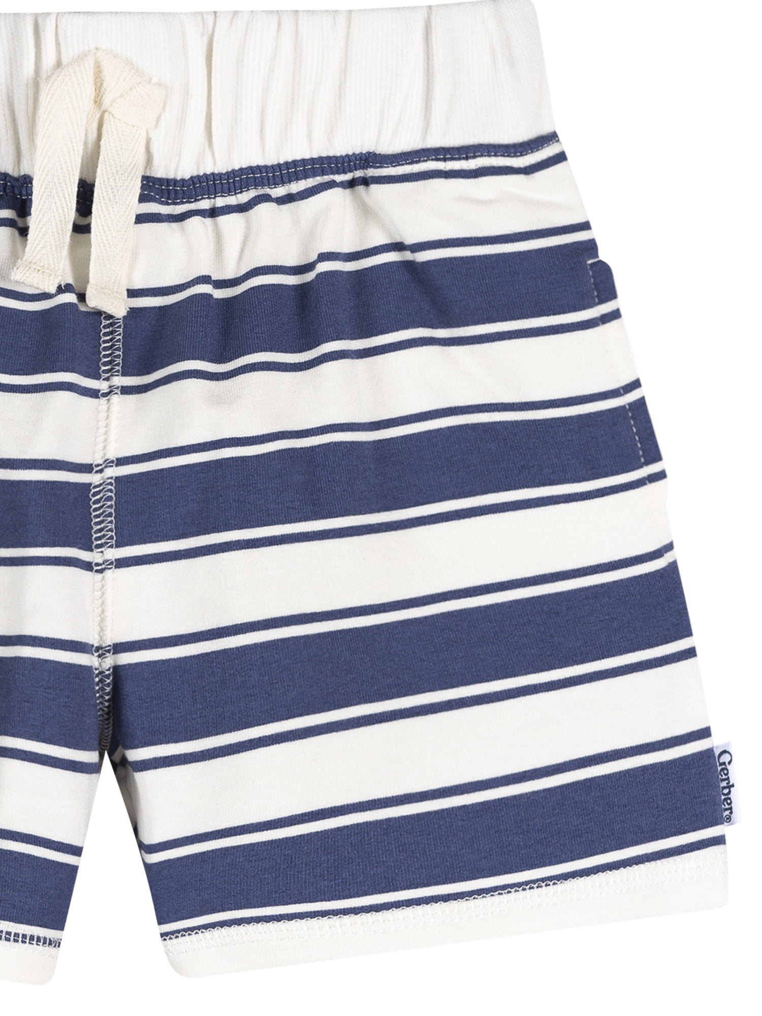 Gerber Baby and Toddler Boy Knit Shorts, 3-Pack, Sizes 0/3 Months - 5T