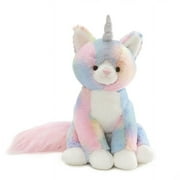 GUND Rainbow Shimmer Caticorn Plush Stuffed Unicorn Cat, 9, Multicolor