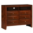 thumbnail image 2 of Marilla Cherry 6-Drawer Chest of Drawers (47 in. L X 17 in. W X 37 in. H), 2 of 4