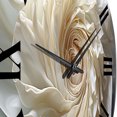 thumbnail image 3 of Designart "Seashell Monochromatic II" Animals Oversized Wall Clock, 3 of 5