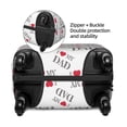 thumbnail image 4 of Bingfone I Love My Dad Luggage Cover Washable Suitcase Cover Protector Anti-scratch Suitcase Cover Fits 18-32 Inch Luggage (without luggage), 4 of 9