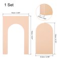 thumbnail image 2 of Unique Bargains Door Combination Photography Background Props Set, Hard Foam Photo Props Geometric Cube for Photo Shoot Makeup Tools, Perfume, Decoration, Beige, 2 of 5