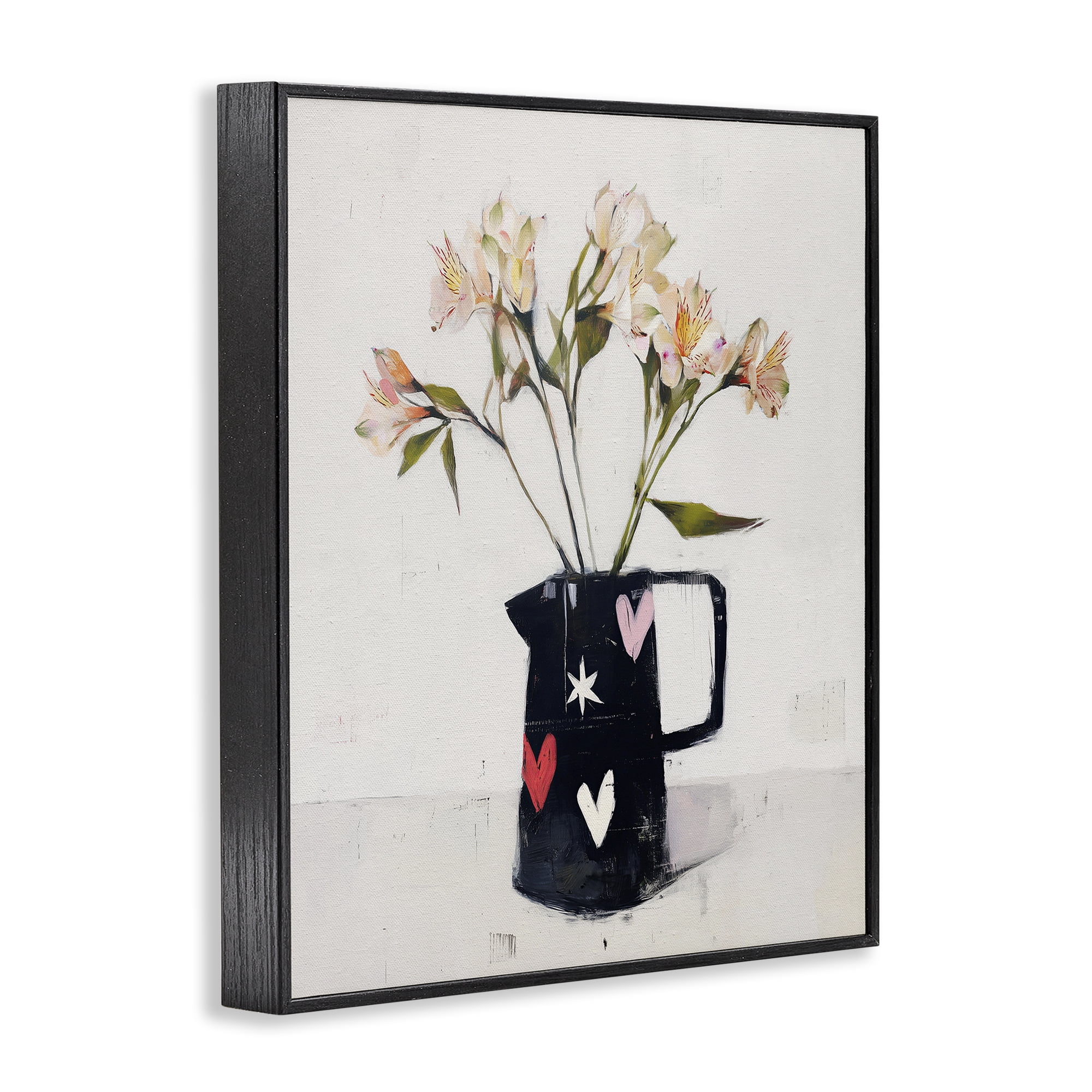 Stupell Industries Urban Mirage of Petals Black Framed Giclee Art, design by Svetlana Aleynikova