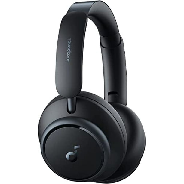 Soundcore by Anker Space Q45 Auriculares adaptativos con cancelación activa de ruido, reducen el ruido hasta en un 98%, tiempo de reproducción de 50 horas, control de aplicaciones, audio inalámbrico d