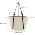 thumbnail image 3 of Kukuzhu Women Large Beach Tote Shoulder Handbag Summer Beach Cotton Crochet Handwoven Weaving Shoulder Purse Bag, 3 of 6