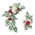 thumbnail image 1 of Arco de boda con flores, centro de mesa colgante rústico, guirnalda, letrero de bienvenida, guirnalda floral Estilo D, 1 of 7