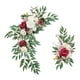 thumbnail image 1 of Arco de boda con flores, letrero de bienvenida para ceremonia, decoración de pared con flores artificiales Estilo D, 1 of 7