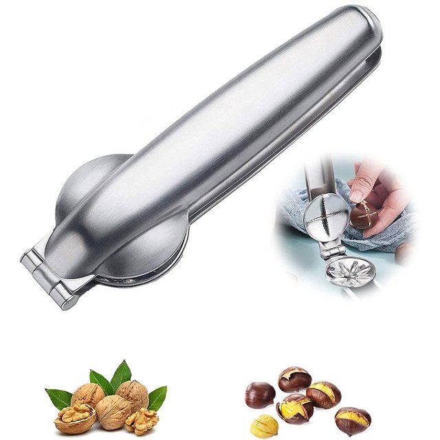 Pinzas para castañas pinzas para cascanueces abridor de castañas cascanueces nueces mariscos WEIHJMXG