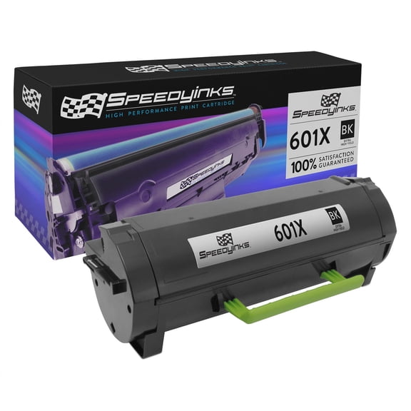 SPEEDYINKS Compatible Toner Cartridge Replacement for Lexmark 601X 60F1X00 Extra High Yield (Black)