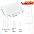 thumbnail image 2 of Embroidery Needlework Frame Plastic Stitch Frame Embroidery Scroll Frame Adjustable Stitching Frame Needlepoint Holder for Embroidery and Stitch White 28x39.5cm(11x15.6Inch)White, 2 of 7