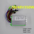 thumbnail image 4 of Abastado Controlador de motor sin escobillas 4 en 1 36V 48V 350W Controlador inteligente de velocidad del motor para bicicleta eléctrica E Bike Scooter Plata, 4 of 5
